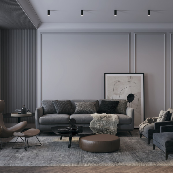 Plafondlamp Focus S zwart detail van Maytoni - OANN