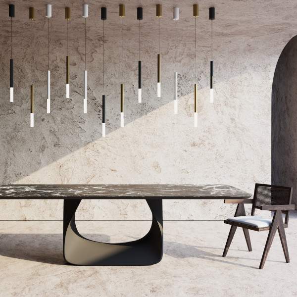 Hanglamp Pro Shade goud detail van Maytoni - OANN