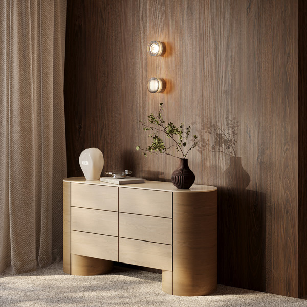 Wandlamp Olo platinum detail van Maytoni - OANN
