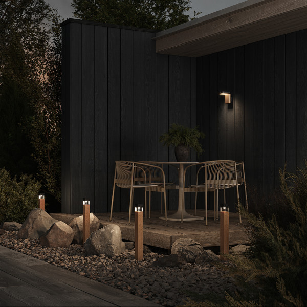 Solar buitenlamp Nordis zwart detail van Maytoni - OANN