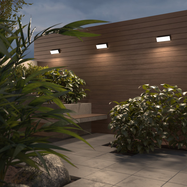 Wandlamp buiten Brick grafiet detail van Maytoni - OANN