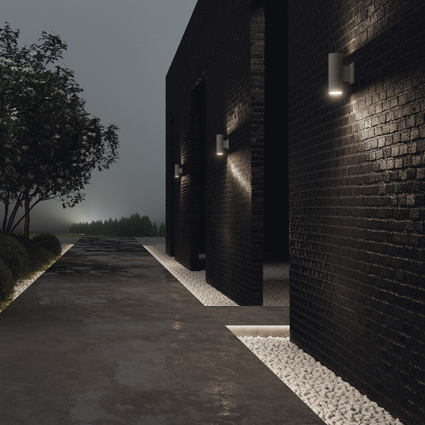 Wandlamp buiten Bowery grijs detail van Maytoni - OANN