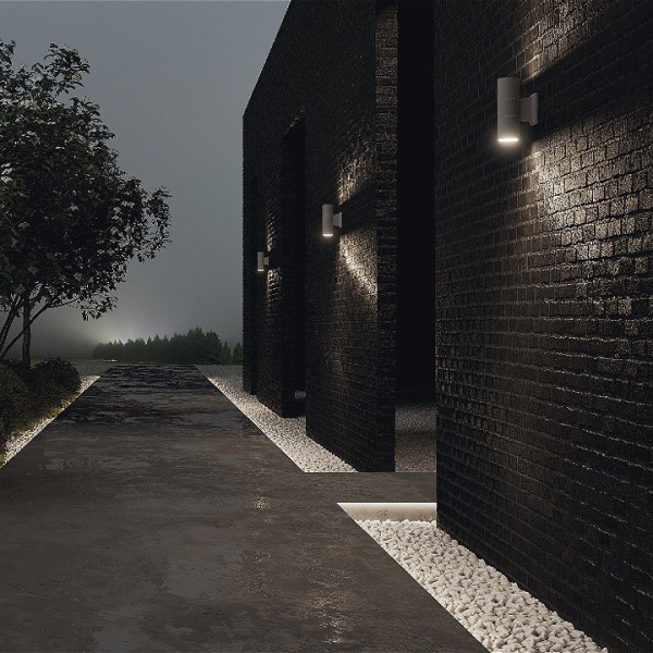 Wandlamp buiten Bowery wit detail van Maytoni - OANN