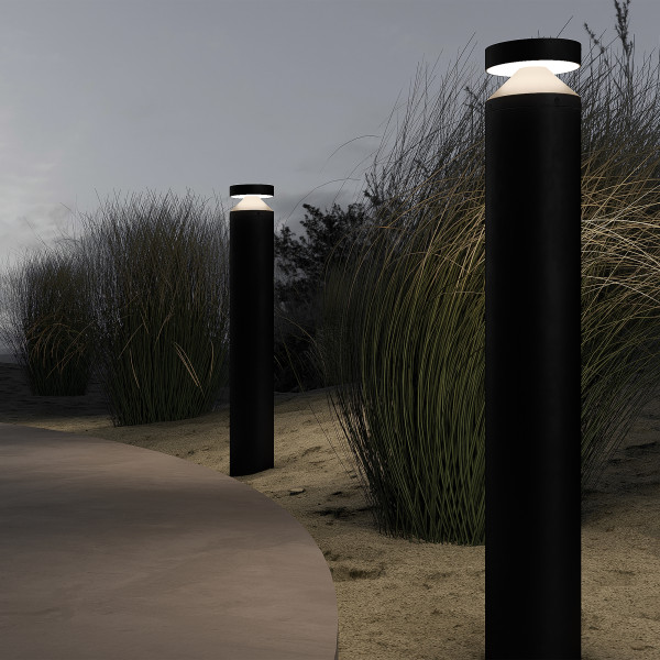 Staande buitenlamp Olten grafiet detail van Maytoni - OANN