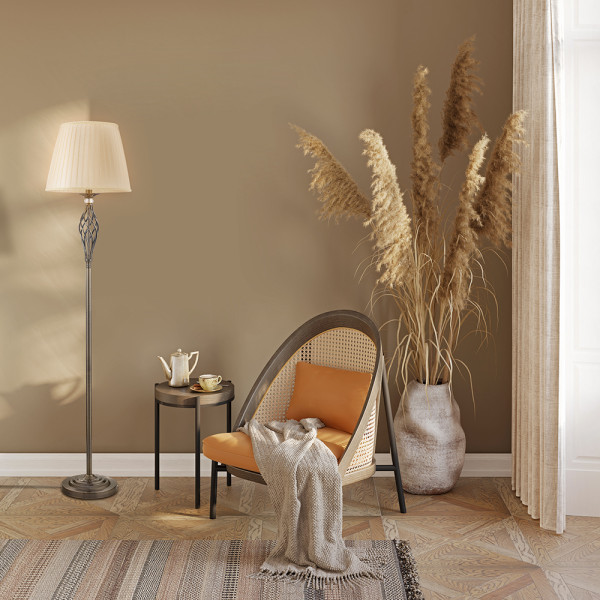 Vloerlamp Grace brons detail van Maytoni - OANN