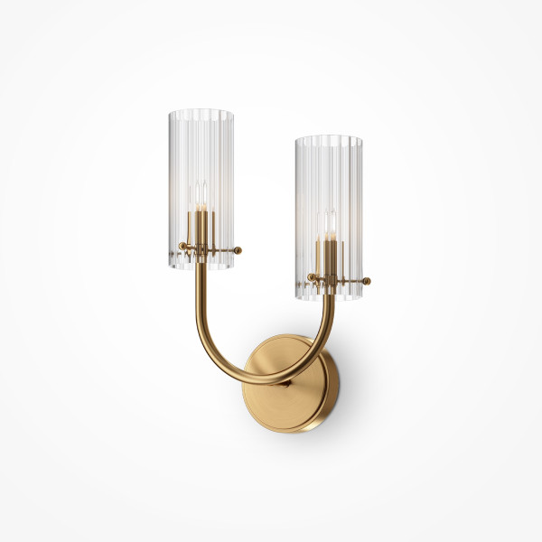 Wandlamp Arco messing van Maytoni - OANN