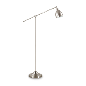 Vloerlamp NEWTON nikkel van Ideal Lux - OANN