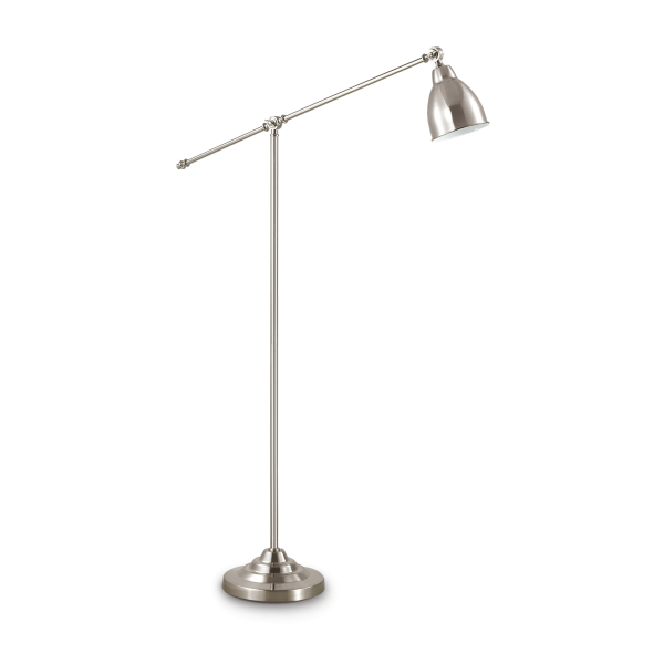 Vloerlamp NEWTON nikkel van Ideal Lux - OANN