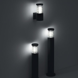 Vloerlamp TRONCO grijs van Ideal Lux sfeerbeeld - OANN