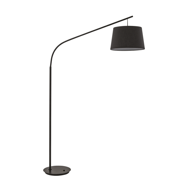 Vloerlamp DADDY zwart van Ideal Lux - OANN