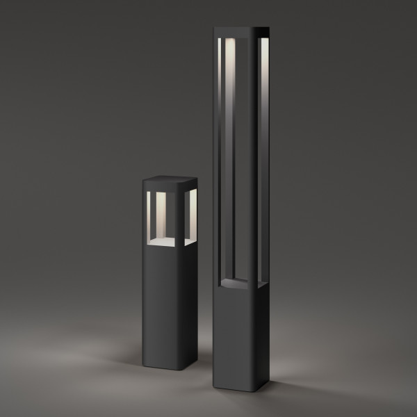 Vloerlamp TIFONE antraciet van Ideal Lux sfeerbeeld - OANN