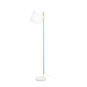 Vloerlamp AXEL wit van Ideal Lux - OANN