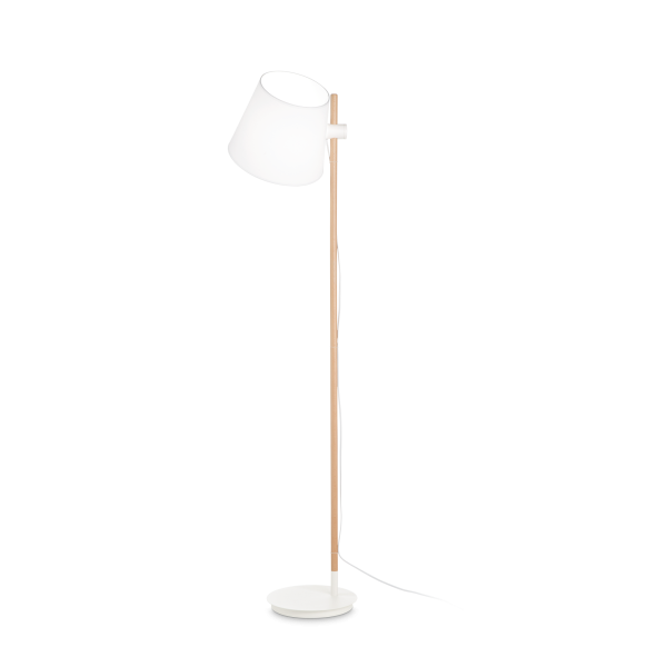 Vloerlamp AXEL wit van Ideal Lux - OANN