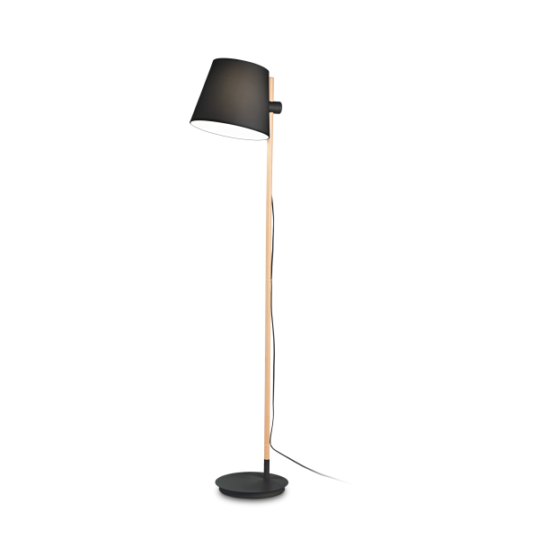 Vloerlamp AXEL zwart van Ideal Lux - OANN