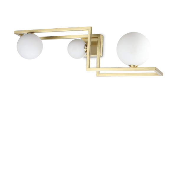 Plafondlamp ANGOLO messing van Ideal Lux - OANN