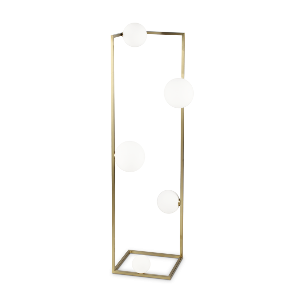 Vloerlamp ANGOLO messing van Ideal Lux - OANN
