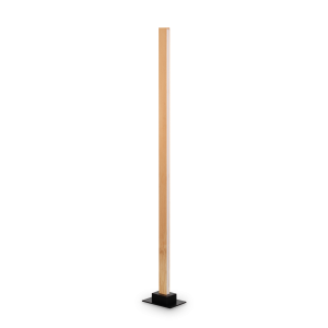 Vloerlamp CRAFT walnoot van Ideal Lux - OANN