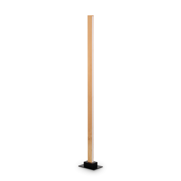 Vloerlamp CRAFT walnoot van Ideal Lux - OANN