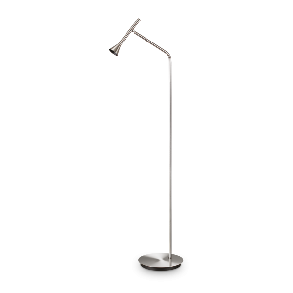 Vloerlamp DIESIS nikkel van Ideal Lux - OANN