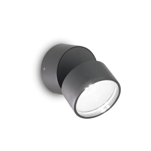 Wandlamp OMEGA antraciet van Ideal Lux - OANN
