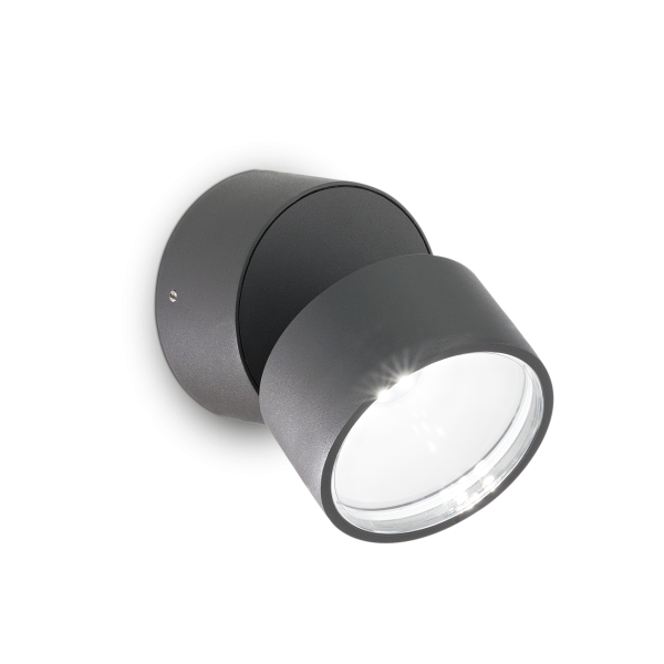 Wandlamp OMEGA antraciet van Ideal Lux - OANN