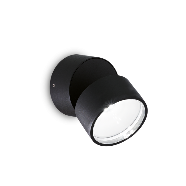 Wandlamp OMEGA zwart van Ideal Lux - OANN