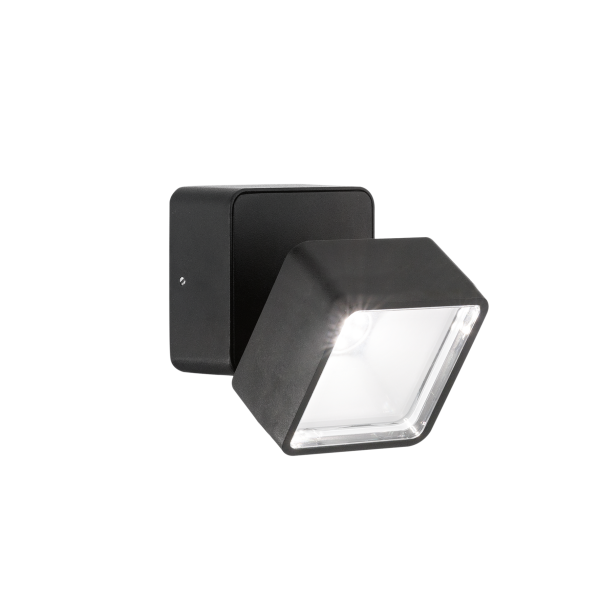 Wandlamp OMEGA zwart van Ideal Lux - OANN