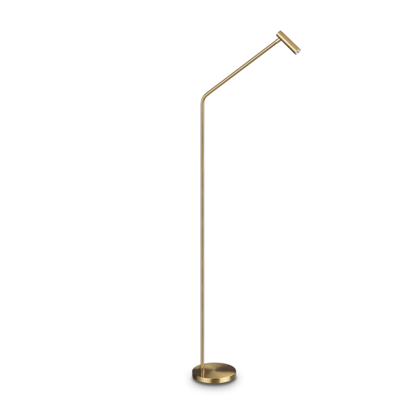 Vloerlamp EASY messing van Ideal Lux - OANN