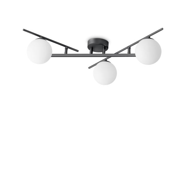Plafondlamp ATLAS zwart van Ideal Lux - OANN