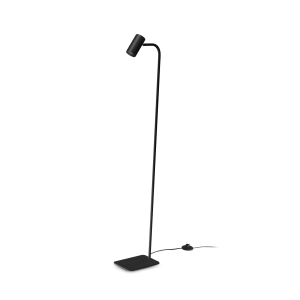 Vloerlamp GINGER zwart van Ideal Lux - OANN