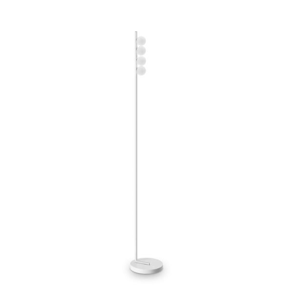 Vloerlamp BINOMIO wit van Ideal Lux - OANN