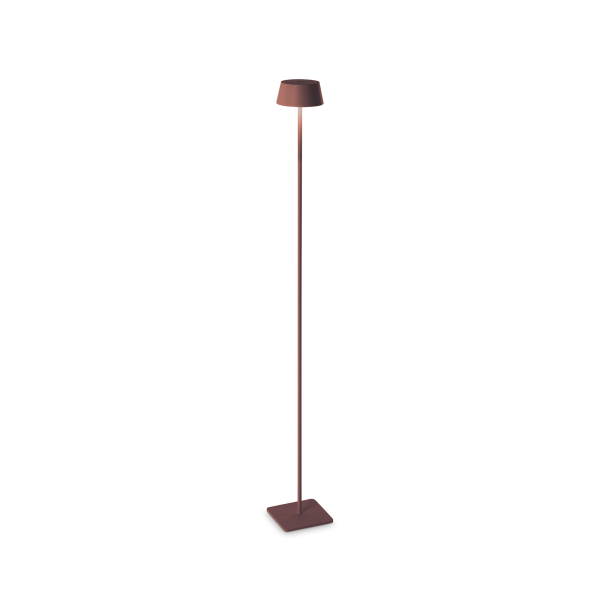 Vloerlamp PURE koffiebruin van Ideal Lux - OANN