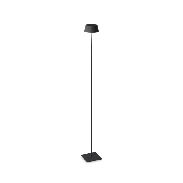 Vloerlamp PURE zwart van Ideal Lux - OANN