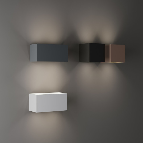 Wandlamp ATOM koffiebruin van Ideal Lux sfeerbeeld - OANN