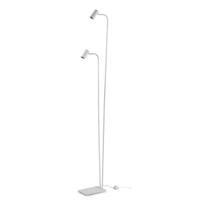 Vloerlamp GINGER wit van Ideal Lux - OANN