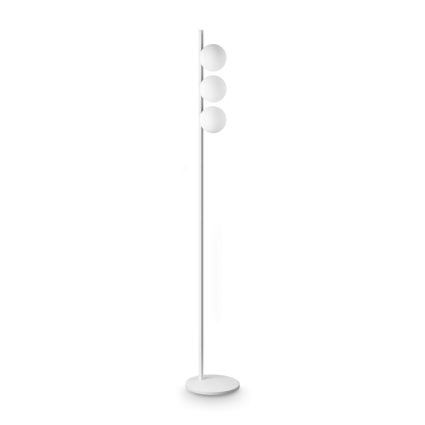 Vloerlamp BINOMIO wit van Ideal Lux - OANN