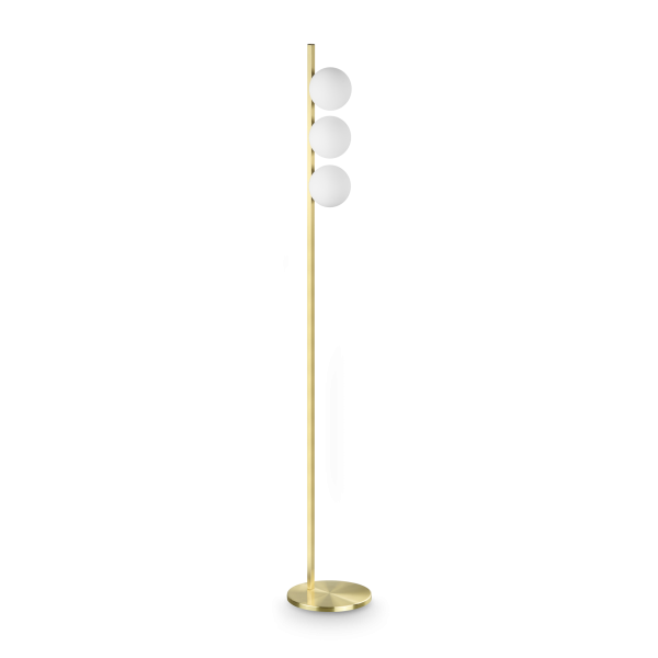 Vloerlamp BINOMIO messing van Ideal Lux - OANN