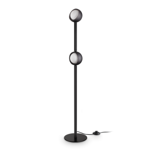 Vloerlamp BLOOM zwart van Ideal Lux - OANN