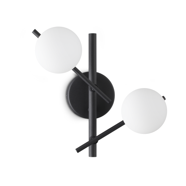 Wandlamp ATLAS zwart van Ideal Lux - OANN