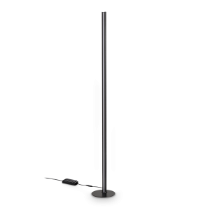 Vloerlamp DORICA zwart van Ideal Lux - OANN