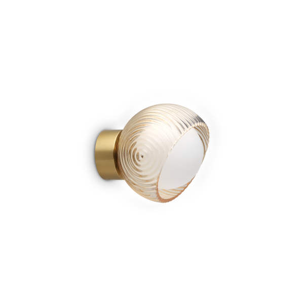 Wandlamp BLOOM messing van Ideal Lux - OANN
