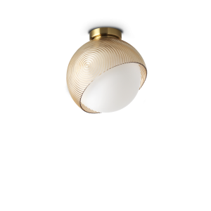Plafondlamp BLOOM messing van Ideal Lux - OANN