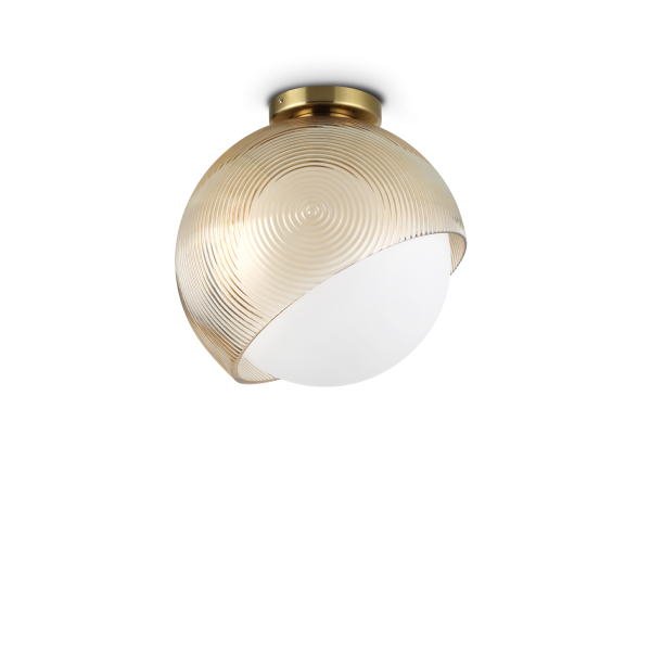 Plafondlamp BLOOM messing van Ideal Lux - OANN