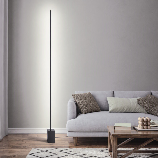 Vloerlamp ESSENCE zwart van Ideal Lux sfeerbeeld - OANN